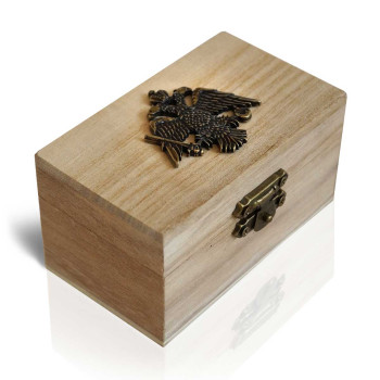 Ξύλινη Λιβανοθήκη με Δικέφαλο Αετό