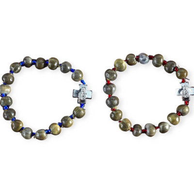 Ξύλινα βραχιόλια - Δάκρυ Παναγίας