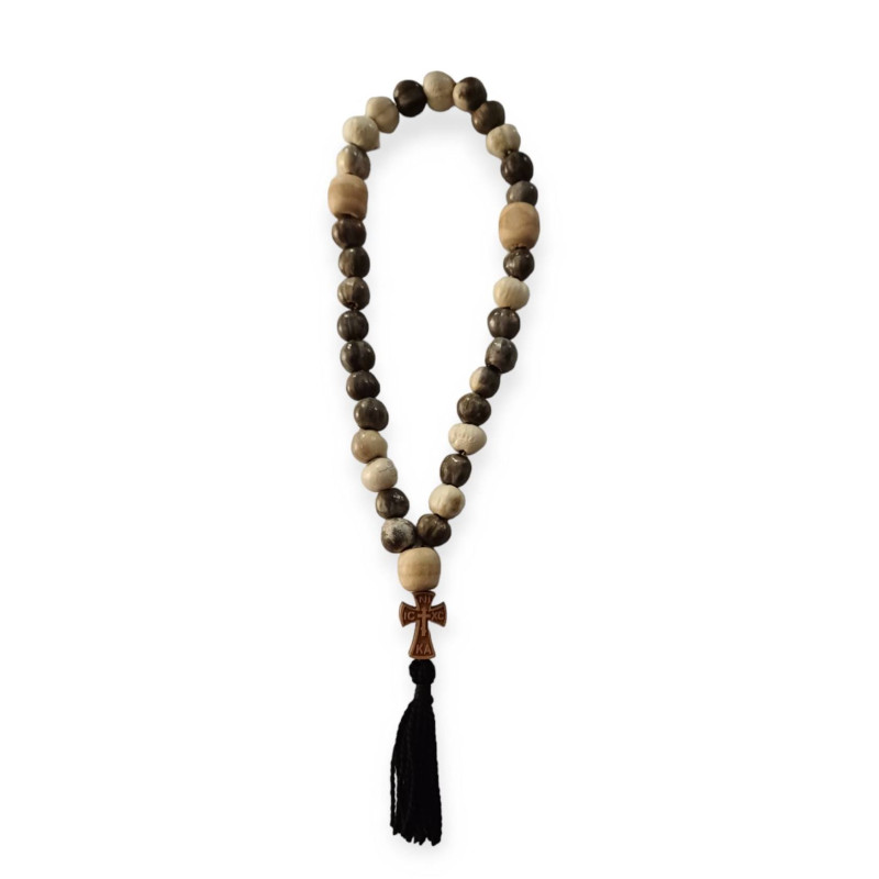 Δάκρυ Παναγίας για προσευχή με ξύλινο σταυρό