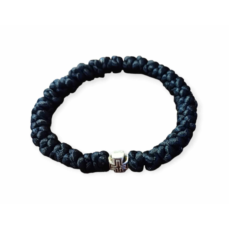 Κομποσχοίνι με μεταλλικό σταυρό