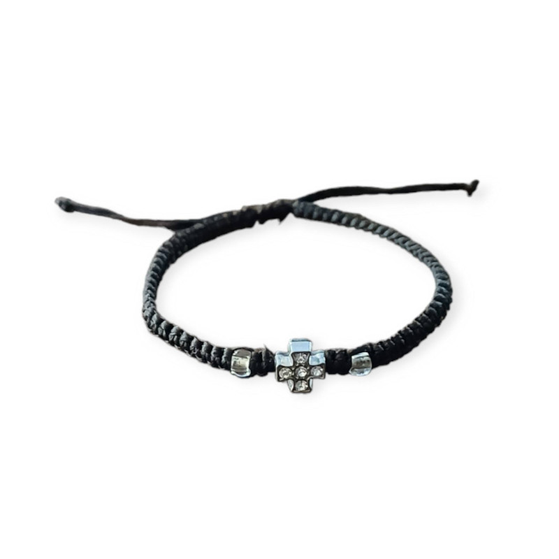 Βραχιόλι με μεταλλικό σταυρό