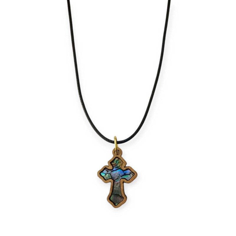 Σταυρός ξύλινος με φίλντισι