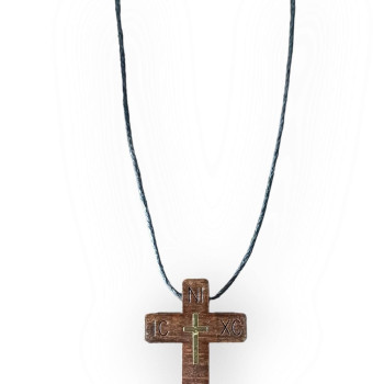 Ξύλινος Σταυρός ICXCNIKA