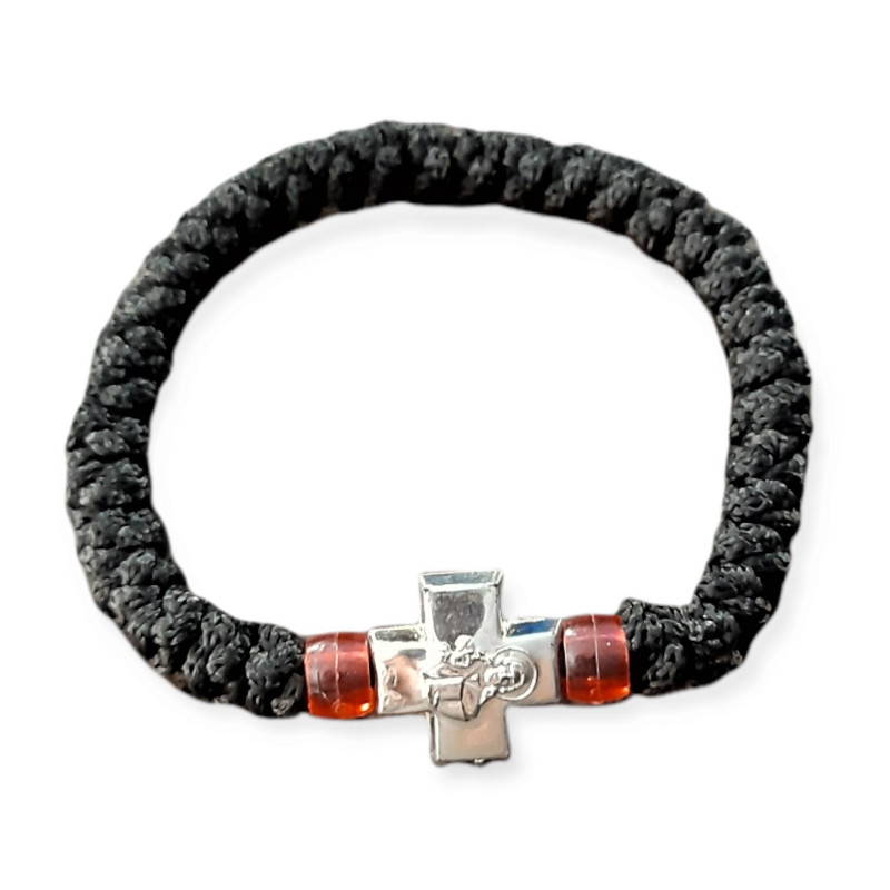 Κομποσχοίνι 33αρι με μεταλλικό σταυρό