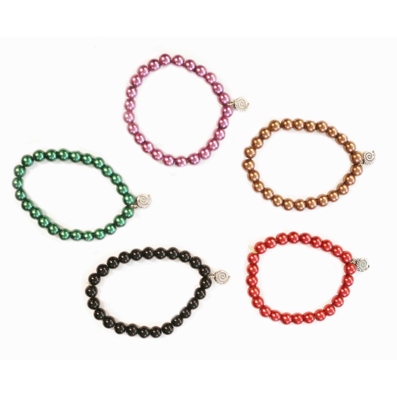 Ελαστικό βραχιόλι με χάνδρες