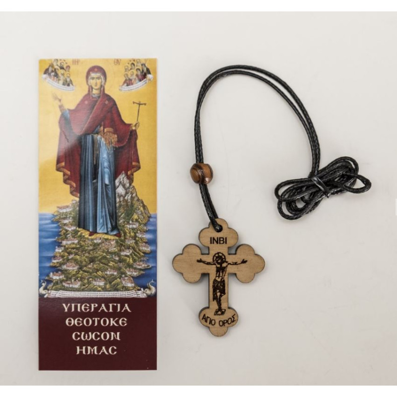 Σταυρός αυτοκινήτου από ξύλο ελιάς