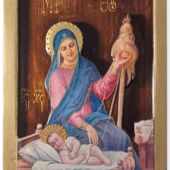 Η Παναγία που γνέθει