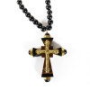 Ξύλινος Σταυρός λαιμού Εσταυρωμένος
